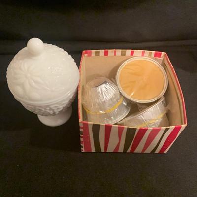 Westmoreland Hen on Nest, Paneled Grape Pattern Milk Glass, and More! (B2-KW)