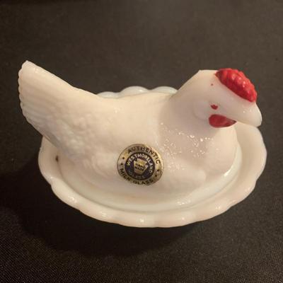 Westmoreland Hen on Nest, Paneled Grape Pattern Milk Glass, and More! (B2-KW)