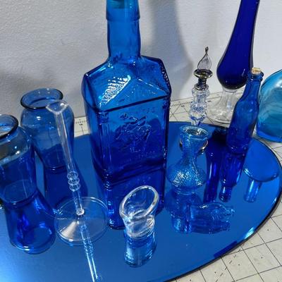 Nice Blue Glass Collection