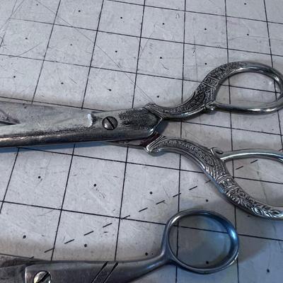 3 Pair of Antique Scissors