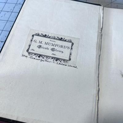 The Meditation and Atonement  Book dated 1892 