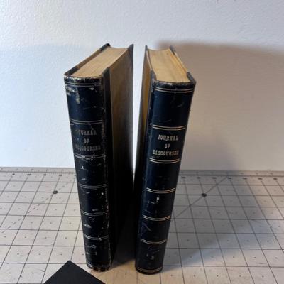 2 Volumes of the Journal of Discourses with Addition Index Volume. Dated 1956
