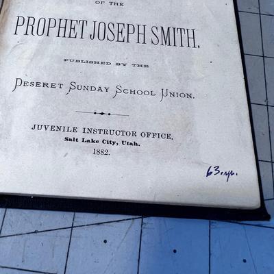 Joseph the Prophet, Dated 1882