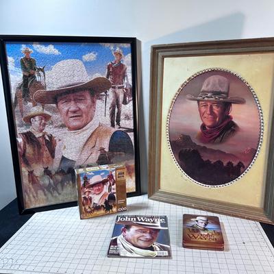 THE DUKE, Print and Framed Puzzle, Collector Magazine and DVD Set