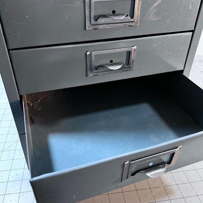 NEAT!!! Metal Index Drawer Cabinet