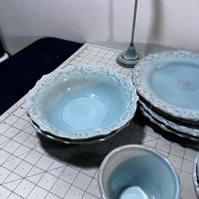 Blue( Mint) Stoneware for 2 Plus