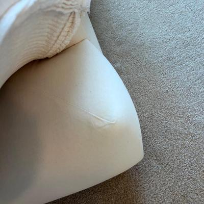 White Channel  over White Muslin CHAIR 