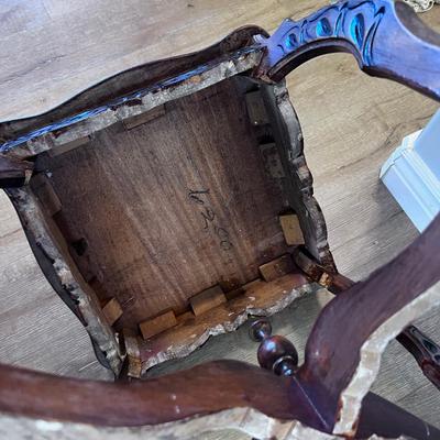 Side Table Walnut Veneer Top 