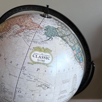 16" Globe on Mahogany Stand 