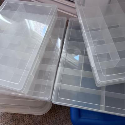 (6) Storage Bins BEAD OR SMALL PART Sorters