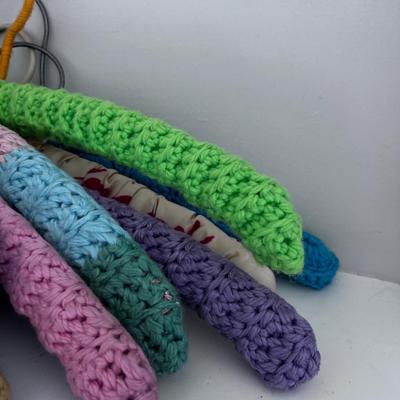 Hand Crafted OLD Crocheted Hanger