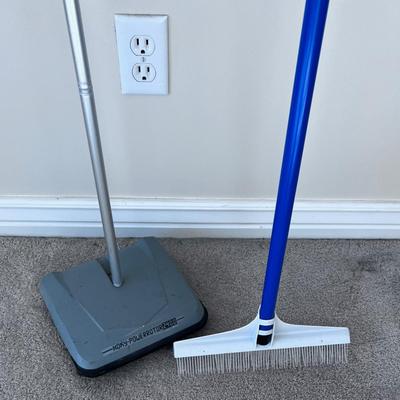 Floor Sweeper and a Carpet Rake 