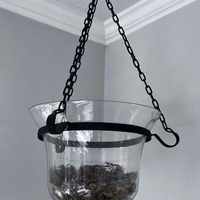 Glass Hanging Baskets 