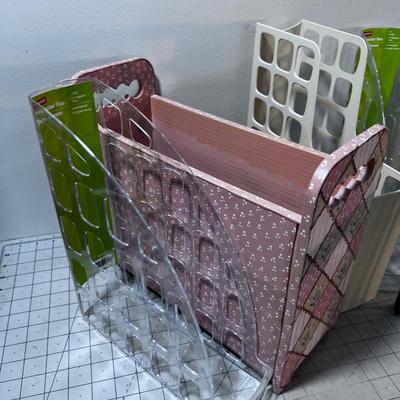 6 pieces of Magazine Holders and or Organizers 