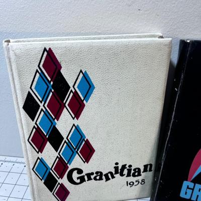 Granite Yearbooks 1954 then 1956 to 1958