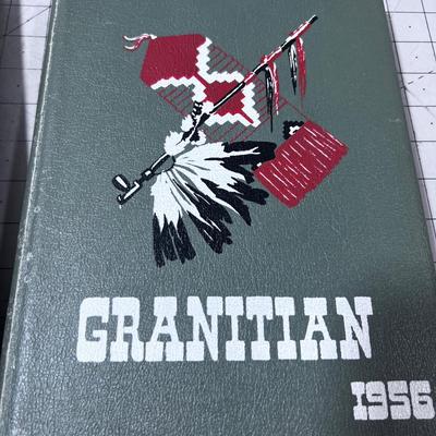 Granite Yearbooks 1954 then 1956 to 1958