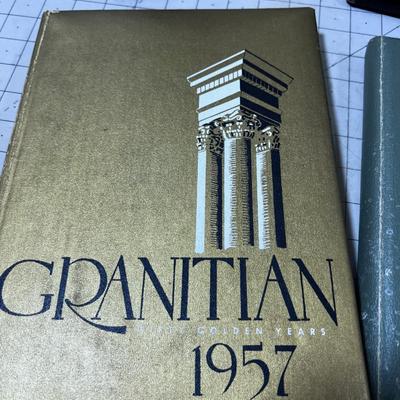 Granite Yearbooks 1954 then 1956 to 1958