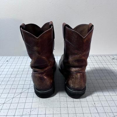 Work Boots Size 7-1/2 Steel Toe 