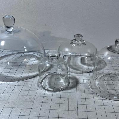 4 Glass Domes