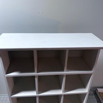 White Cubby Shelf 
