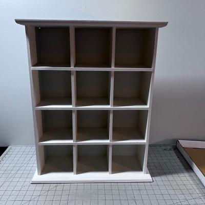 White Cubby Shelf 