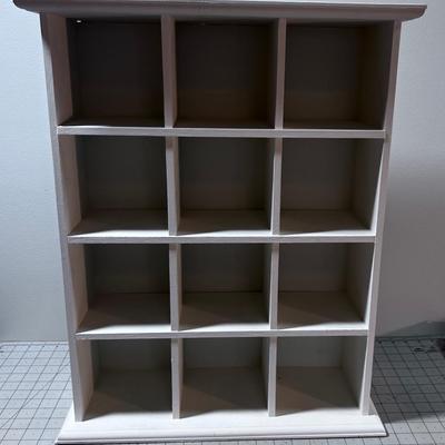 White Cubby Shelf 