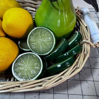 FAUX Fruit Basket 