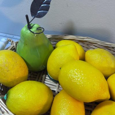 FAUX Fruit Basket 