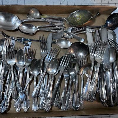 Lot of Antique Silver Plated Utensils