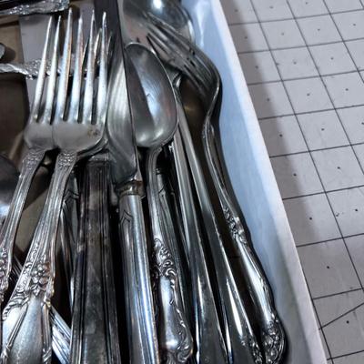 Lot of Antique Silver Plated Utensils