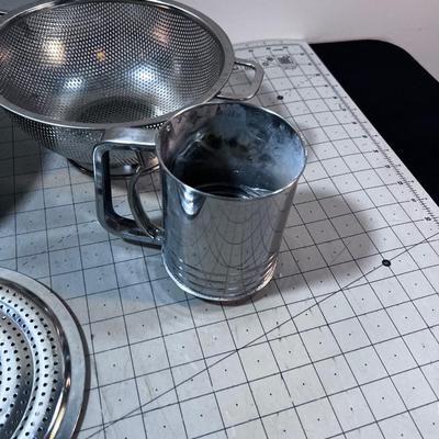 Flour Sifter and Strainers