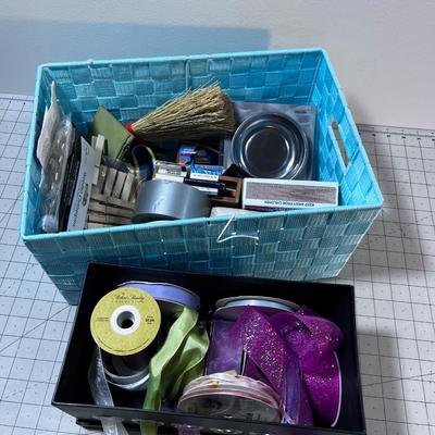 Ribbon, Duct Tape and Clothes Pins