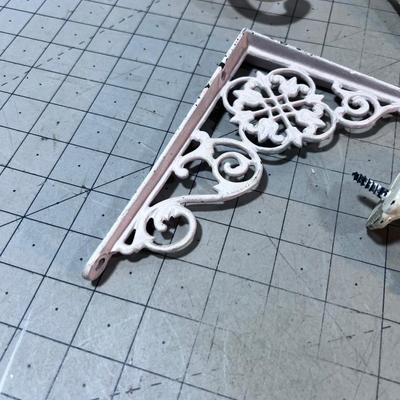 Victorian Style Iron Hooks (4) 
