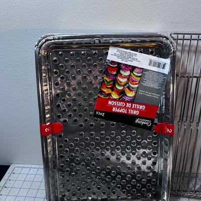Disposable NEW Grill pan, Muffin Tins, Cookie Cooling Racks