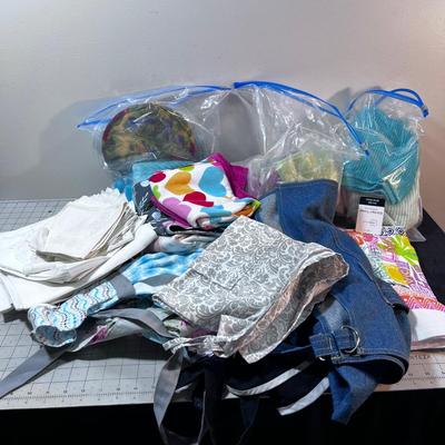Linens: Aprons, Linen Napkins and Dish Clothes 