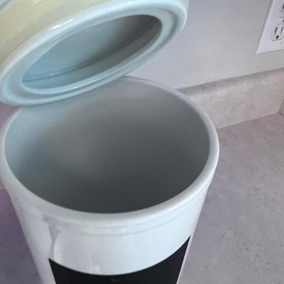 White Ceramic ITEMS: Canisters and such