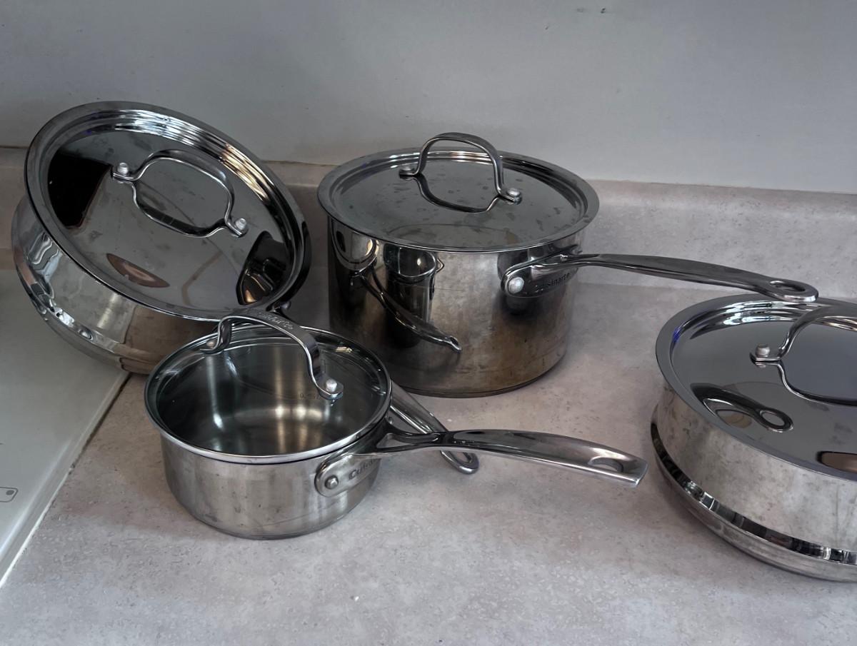 4 piece Cuisinart Double Boiler and steamer