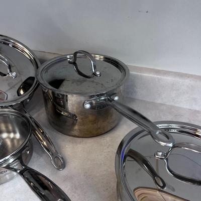 4 piece Cuisinart Double Boiler and steamer 