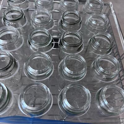 Rolling Rack and Spice Jars. 