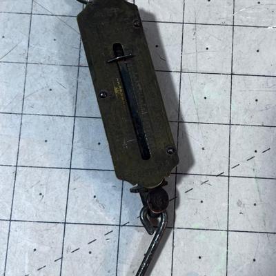 Antique Brass Pocket Scale 