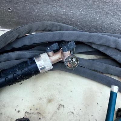 50  foot hose and sprinkler