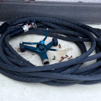 50  foot hose and sprinkler
