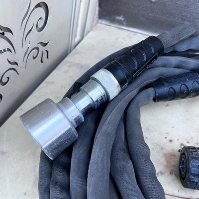 50  foot hose and sprinkler