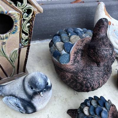 Quail, Duck and House.
