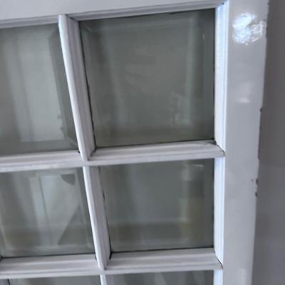 Antique Beveled Glass Window Frame