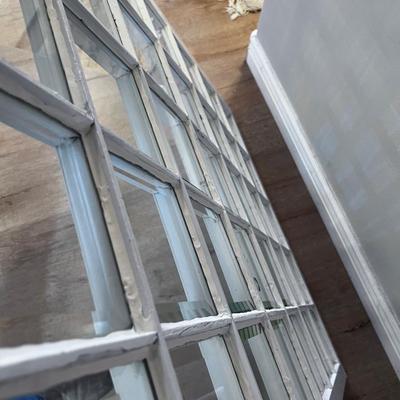 Antique Beveled Glass Window Frame