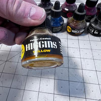 9 Antique Ink BOTTLES