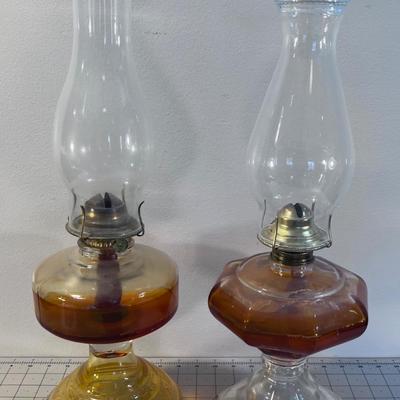 2 Kerosene Oil Lamps 