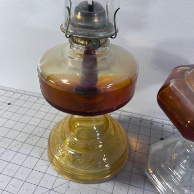 2 Kerosene Oil Lamps 