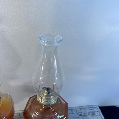 2 Kerosene Oil Lamps 